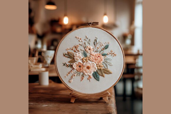 Boho Floral Hand Embroidery Pattern 18