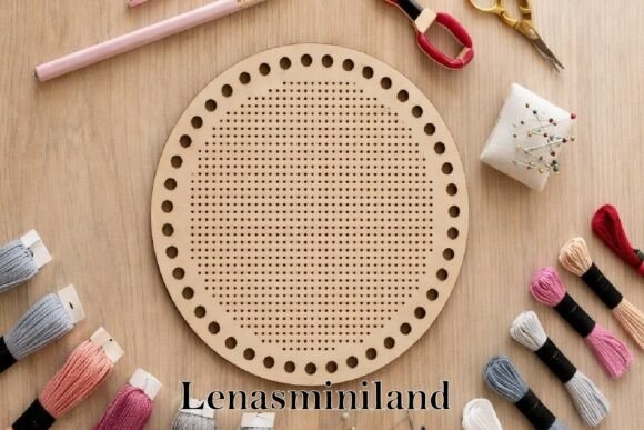 Cross Stitch Embroidery Base Round Digit