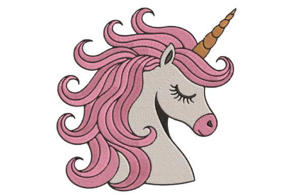 Magical Unicorn Embroidery Design