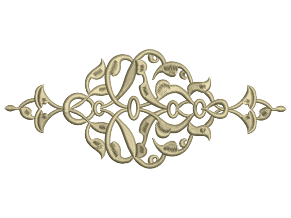 Ottoman Chain Scroll Border Embroidery