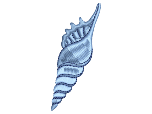 Seashell Machine Embroidery Design
